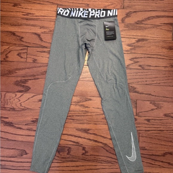 Nike Other - Nike Gray Leggings with Athletic Fit and Reflective Logo